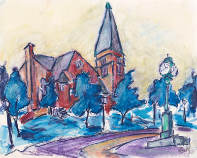 United Baptist, Wolfville, 2007, 17 x 14