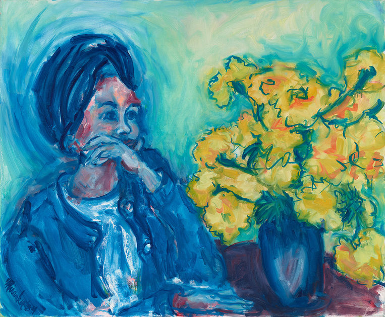 Phyllis in Resignation, 1984, 34 x 28