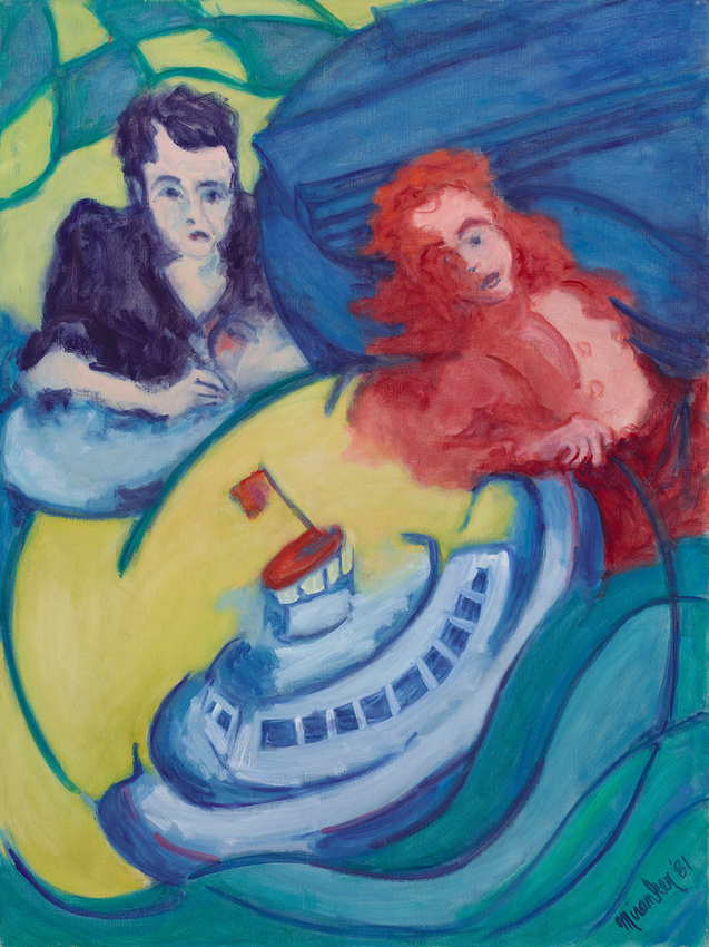 Willard, Ailing Phyllis, Ferry, 1981, 30 x 40